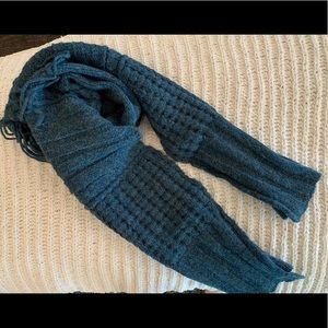 LAMINI - Carmine Scarf - Teal Blue